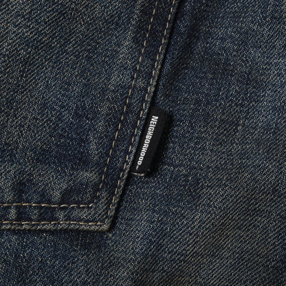 24AW ヴィンテージ加工 1stタイプ サベージ デニムジャケット(SAVAGE DENIM TYPE-1 JACKET)
