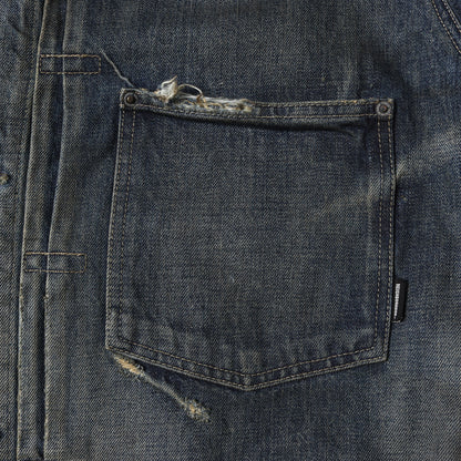 24AW ヴィンテージ加工 1stタイプ サベージ デニムジャケット(SAVAGE DENIM TYPE-1 JACKET)