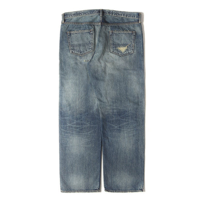 25AW ダメージリペア加工 デニムパンツ(CLASSIC STRAIGHT DENIM CS131)