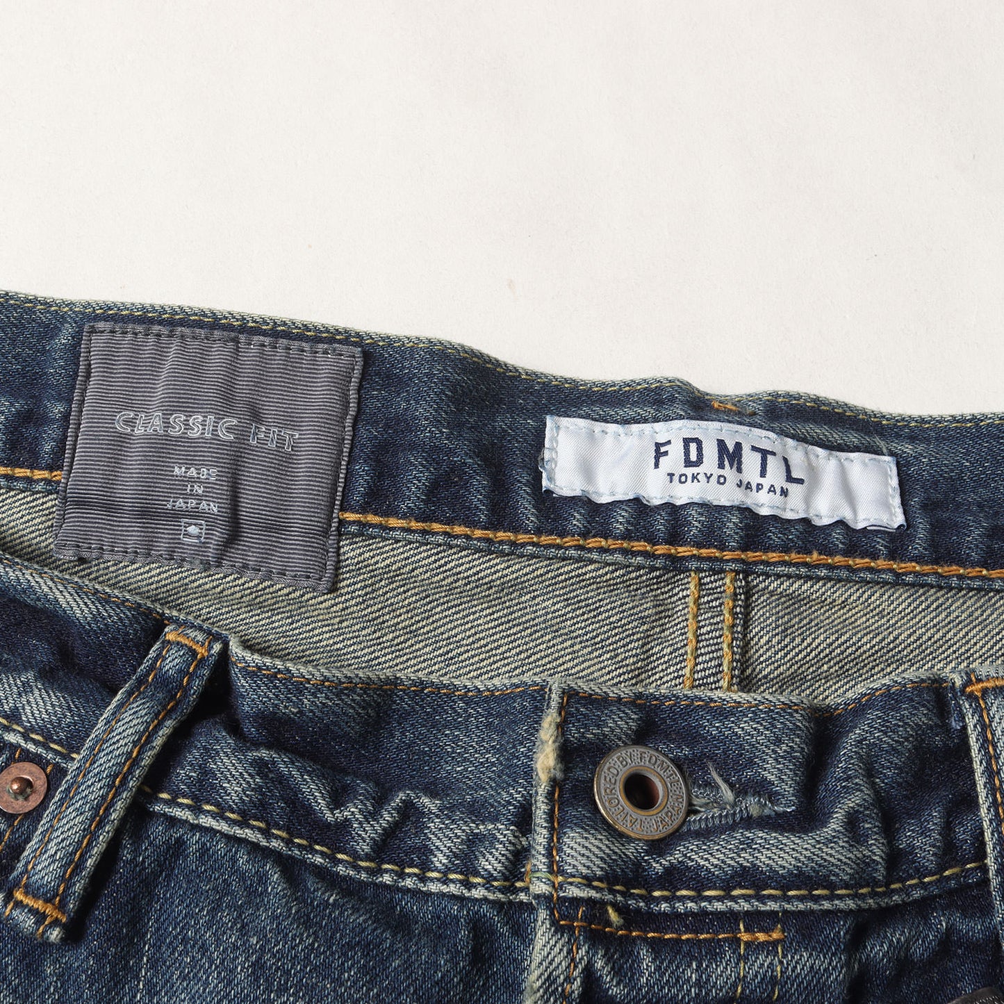 25AW ダメージリペア加工 デニムパンツ(CLASSIC STRAIGHT DENIM CS131)
