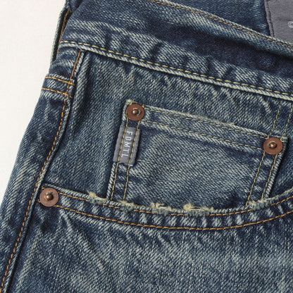 25AW ダメージリペア加工 デニムパンツ(CLASSIC STRAIGHT DENIM CS131)