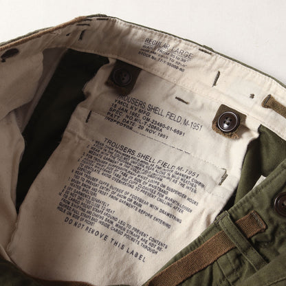 25SS ダメージリペア加工 M-51 ミリタリー カーゴパンツ(AN337 M-51 DAMAGED FIELD CARGO PANTS)