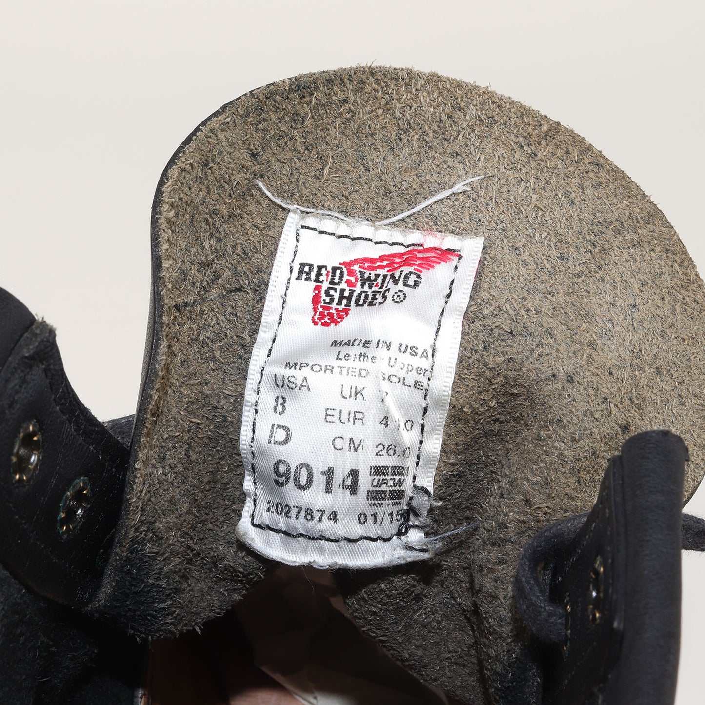 [廃盤 9014] ベックマン ラウンド レザー ブーツ / 2015年製 Beckman Round Boots