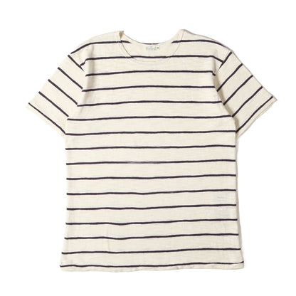DUCK DIGGER コットンスラブ ヘビー ボーダー Tシャツ (S/S BORDER T-SHIRTS)
