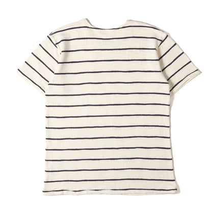 DUCK DIGGER コットンスラブ ヘビー ボーダー Tシャツ (S/S BORDER T-SHIRTS)