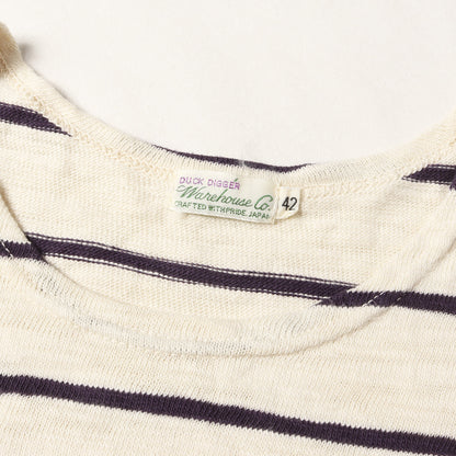 DUCK DIGGER コットンスラブ ヘビー ボーダー Tシャツ (S/S BORDER T-SHIRTS)