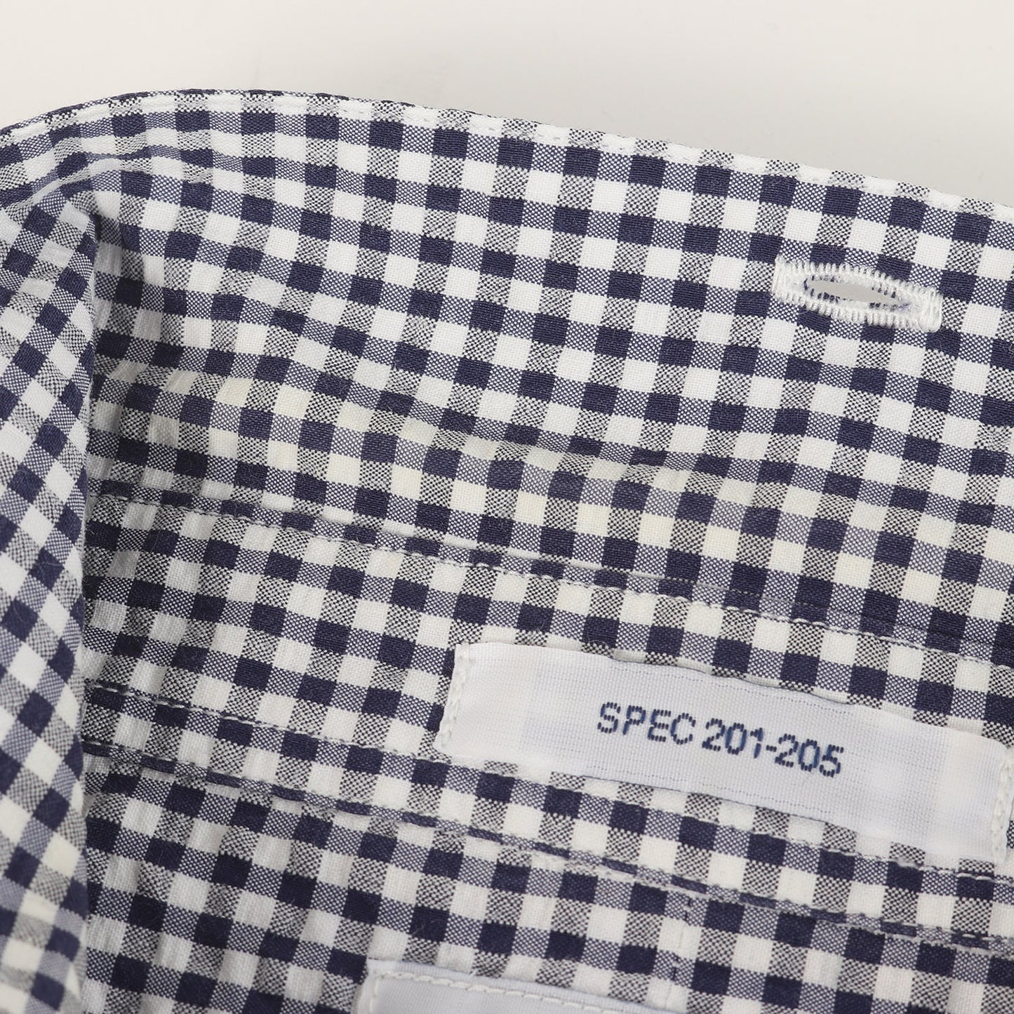 ギンガムチェック シアサッカー ボタンダウン 半袖シャツ(PLAIN S/S)