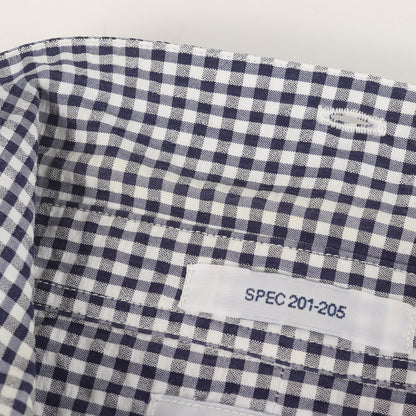 ギンガムチェック シアサッカー ボタンダウン 半袖シャツ(PLAIN S/S)