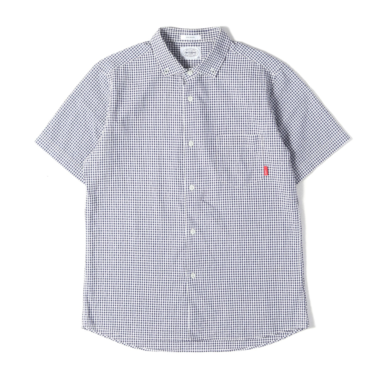 ギンガムチェック シアサッカー ボタンダウン 半袖シャツ(PLAIN S/S)