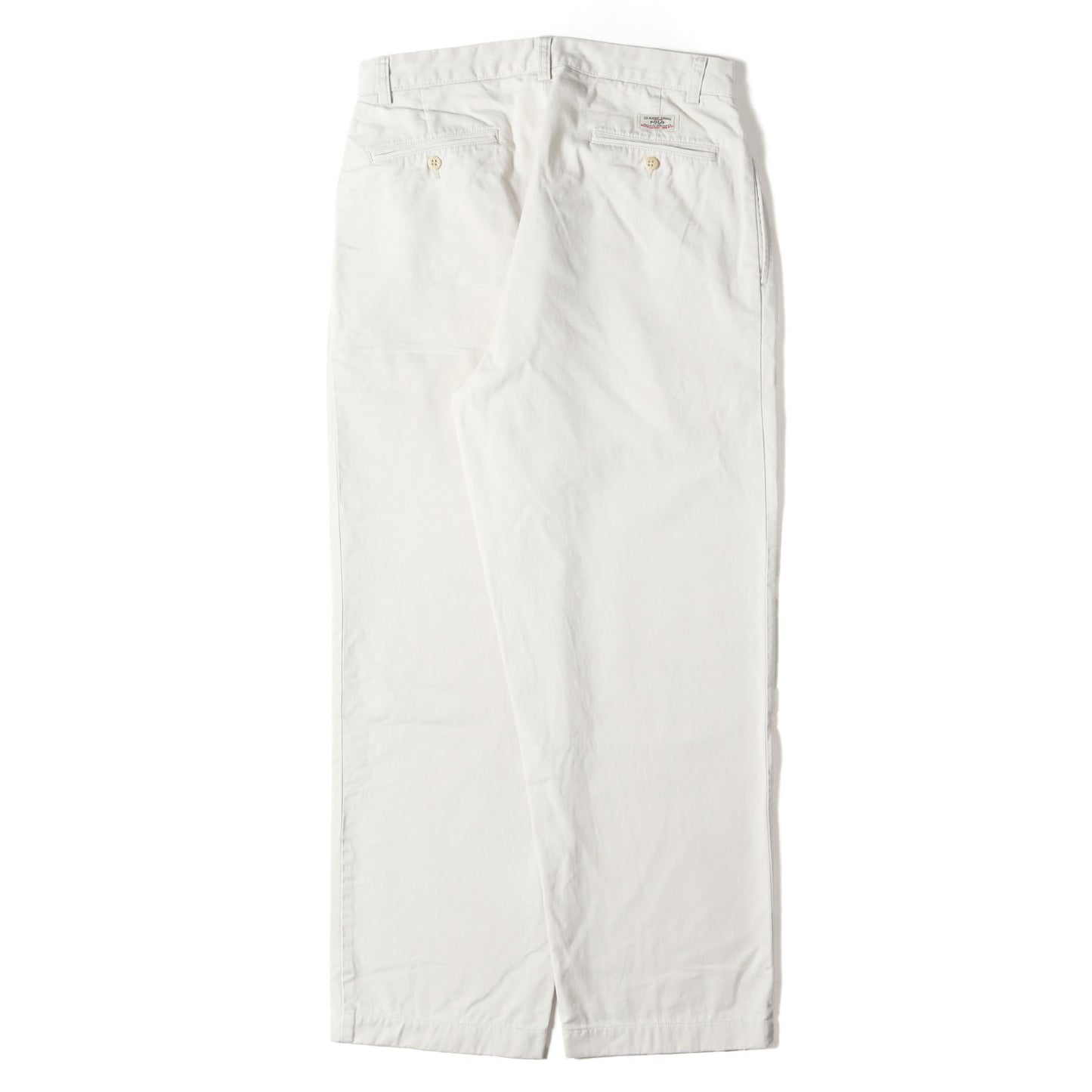 90s ツータック コットン チノパンツ (POLO CHINO ANDREW PANT)