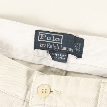 90s ツータック コットン チノパンツ (POLO CHINO ANDREW PANT)