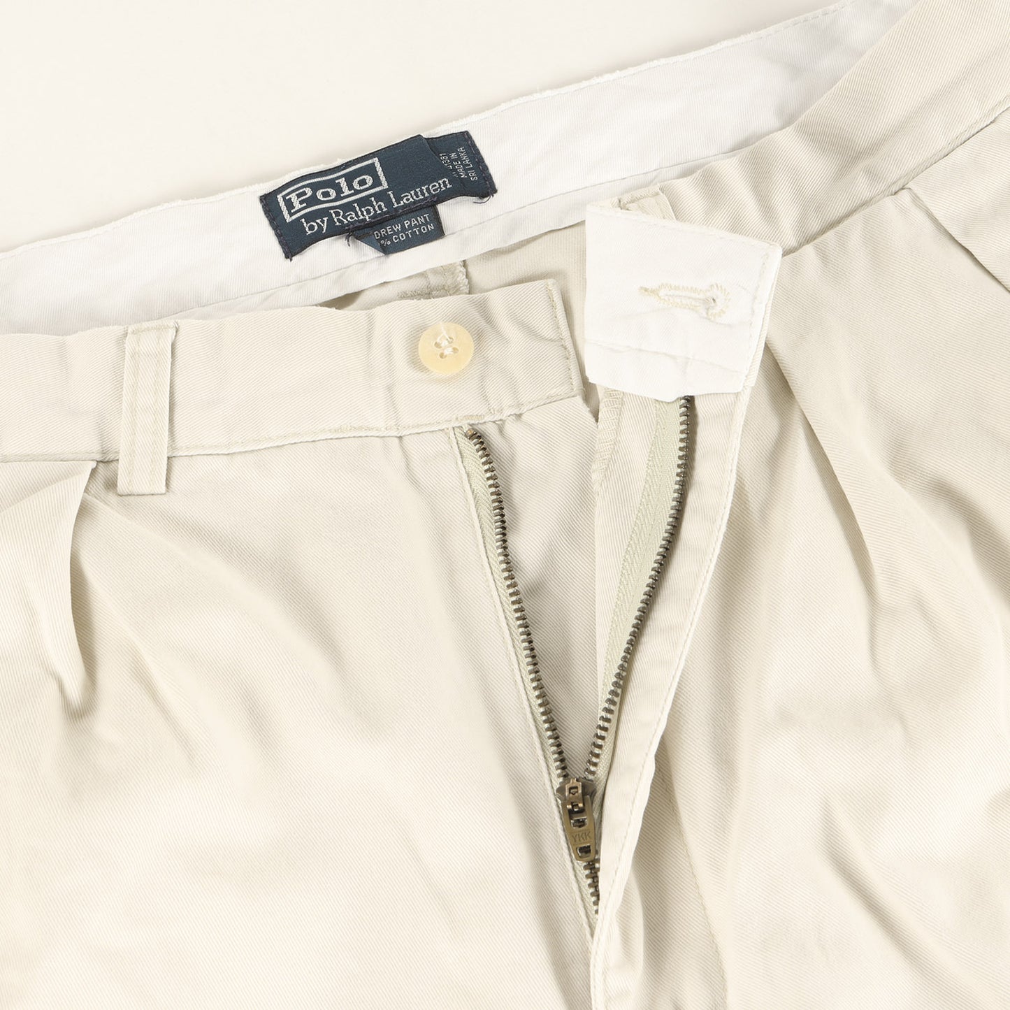 90s ツータック コットン チノパンツ (POLO CHINO ANDREW PANT)