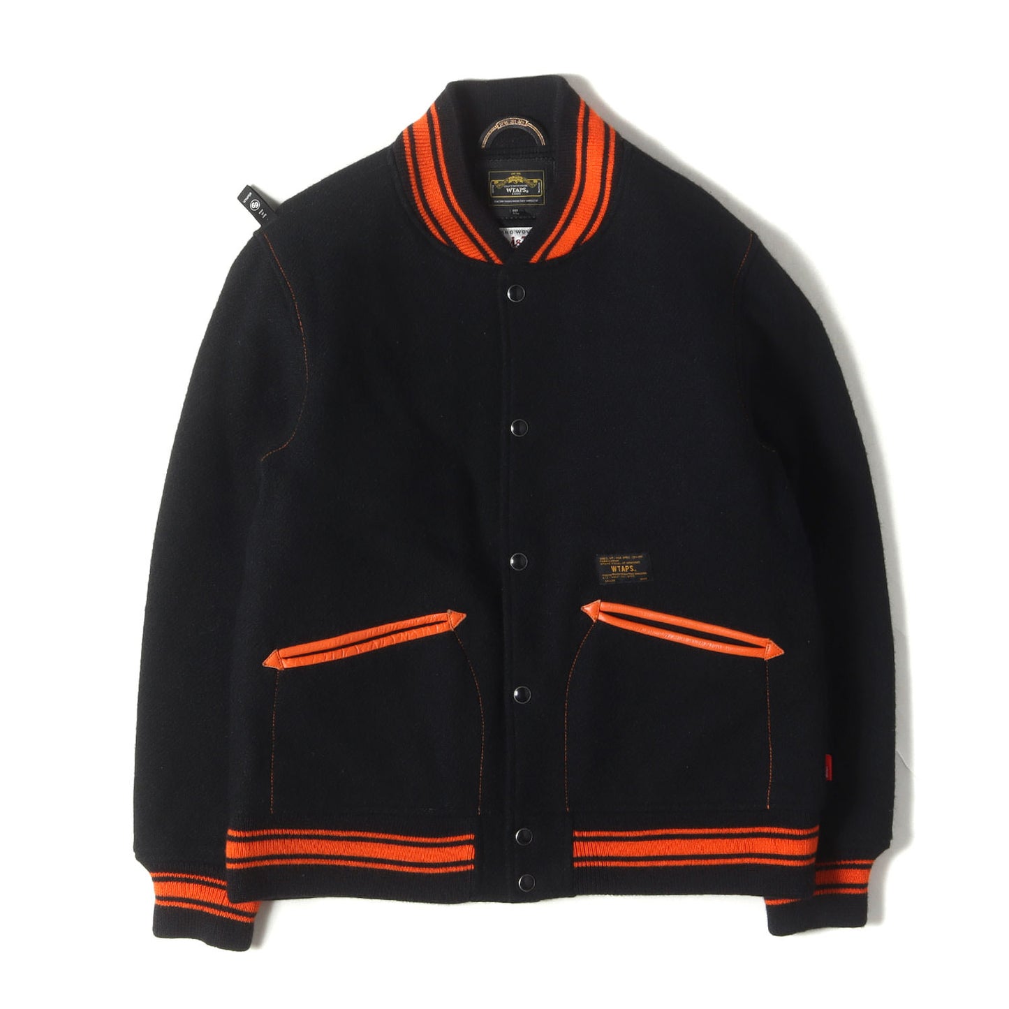 ×Harris Tweed メルトン バーシティジャケット / スタジャン(VARSITY JACKET)