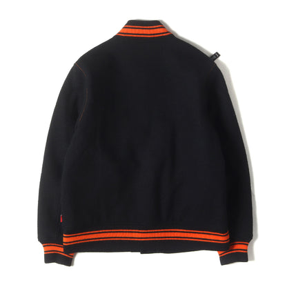 ×Harris Tweed メルトン バーシティジャケット / スタジャン(VARSITY JACKET)