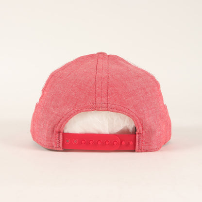 00s ロゴパッチ シャンブレー サイドメッシュキャップ