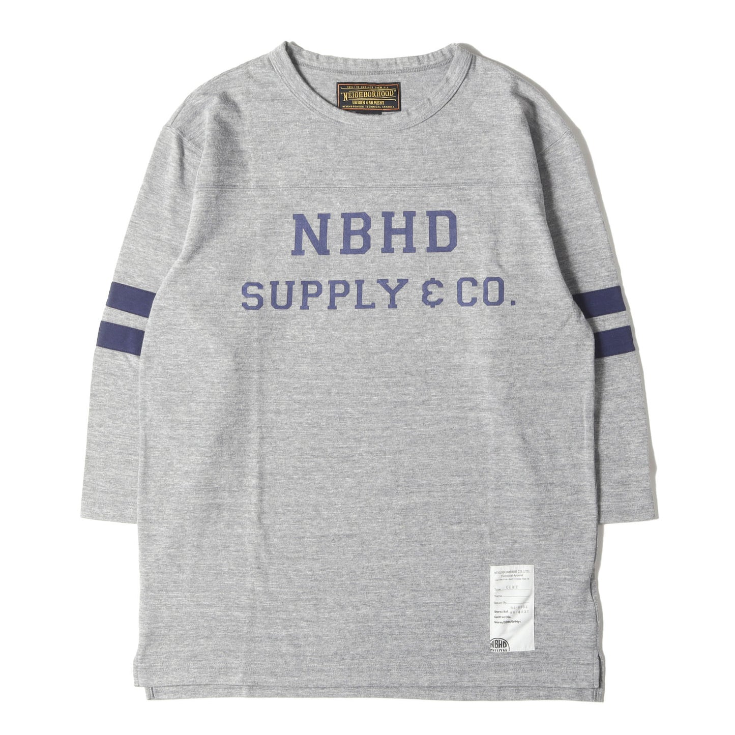 ナンバリングロゴ 7分袖 フットボール Tシャツ(UP SET. FB / ECR-CREW. 3Q)