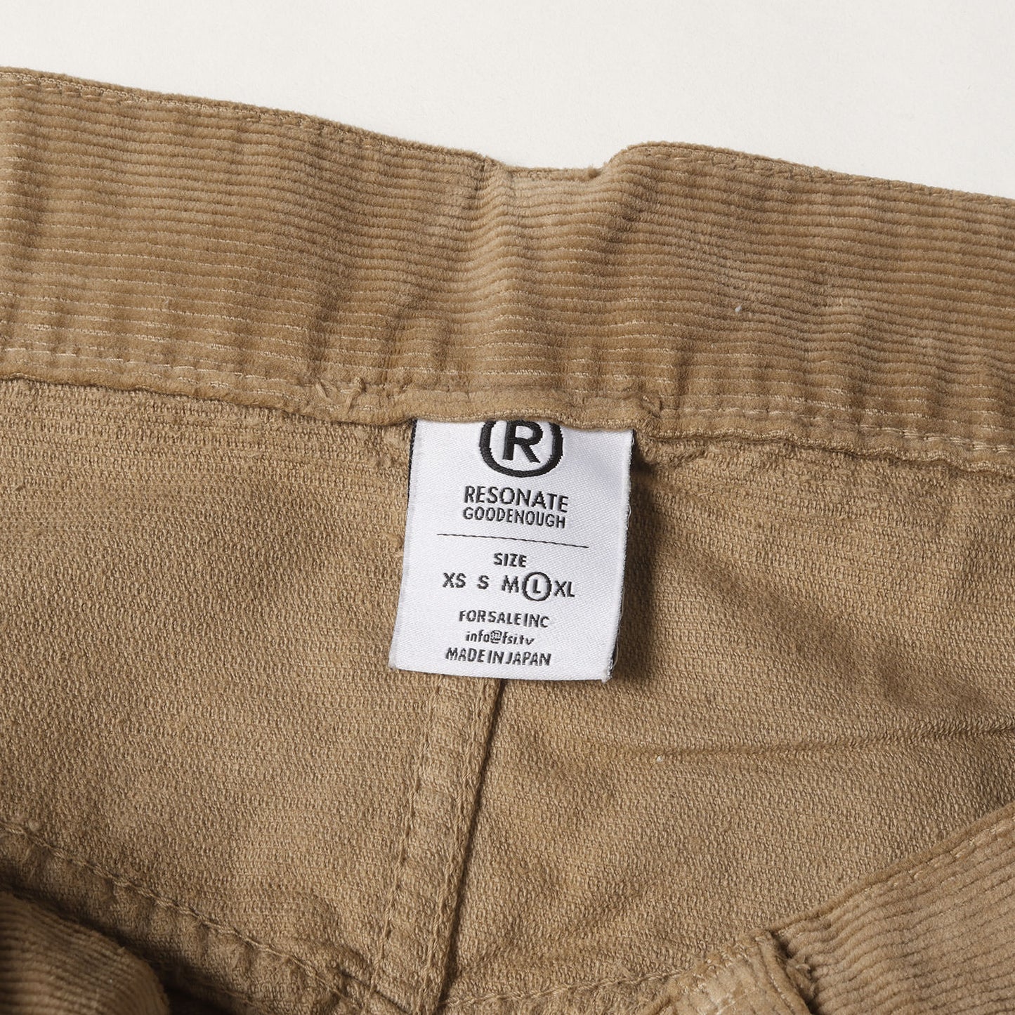 パッチワーク コーデュロイ 5ポケットパンツ