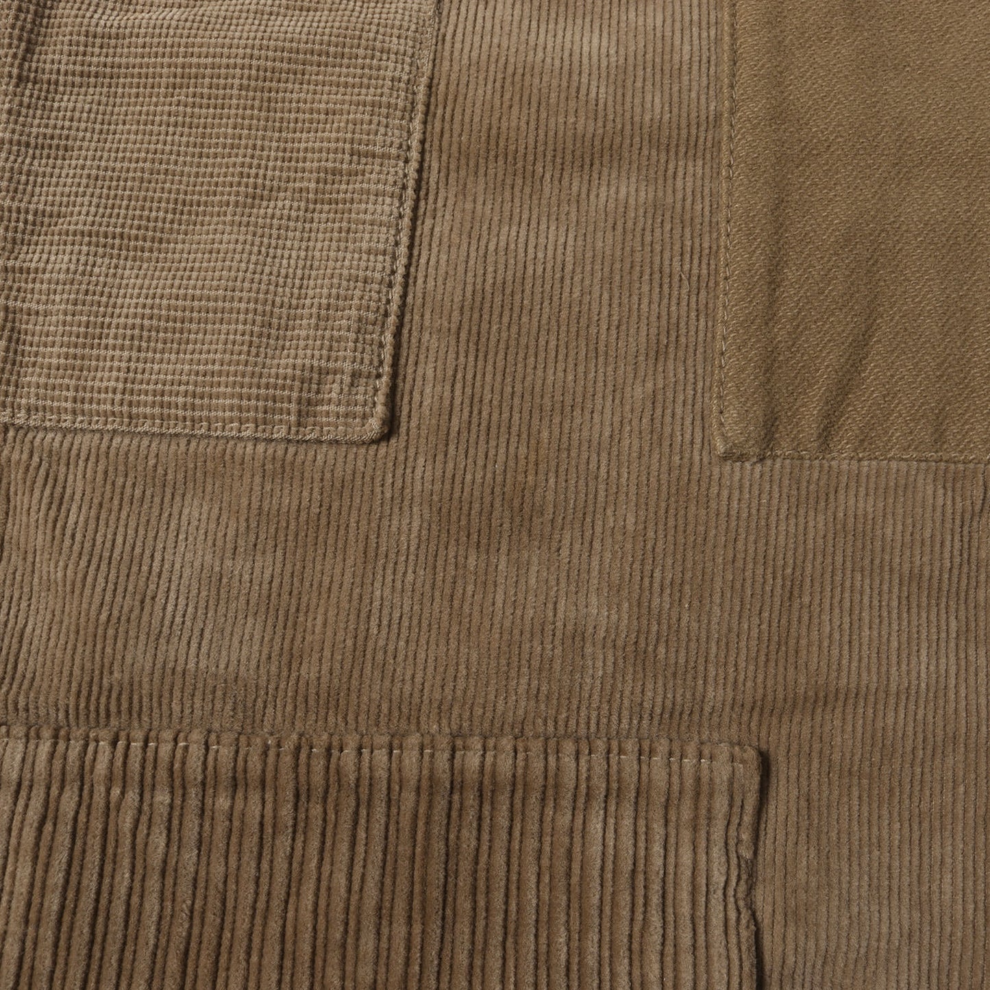 パッチワーク コーデュロイ 5ポケットパンツ