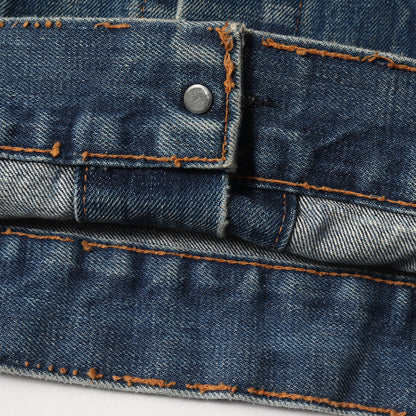 [ケアタグ付き 良サイズ] 70s 70505-0217 Big E 4th デニムジャケット / ボタン裏刻印524 BigE赤タブ