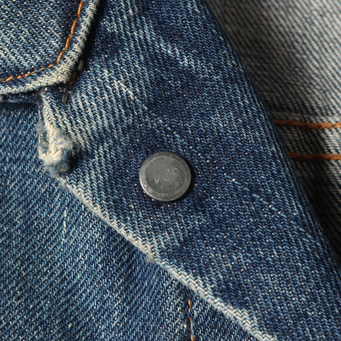 [ケアタグ付き 良サイズ] 70s 70505-0217 Big E 4th デニムジャケット / ボタン裏刻印524 BigE赤タブ