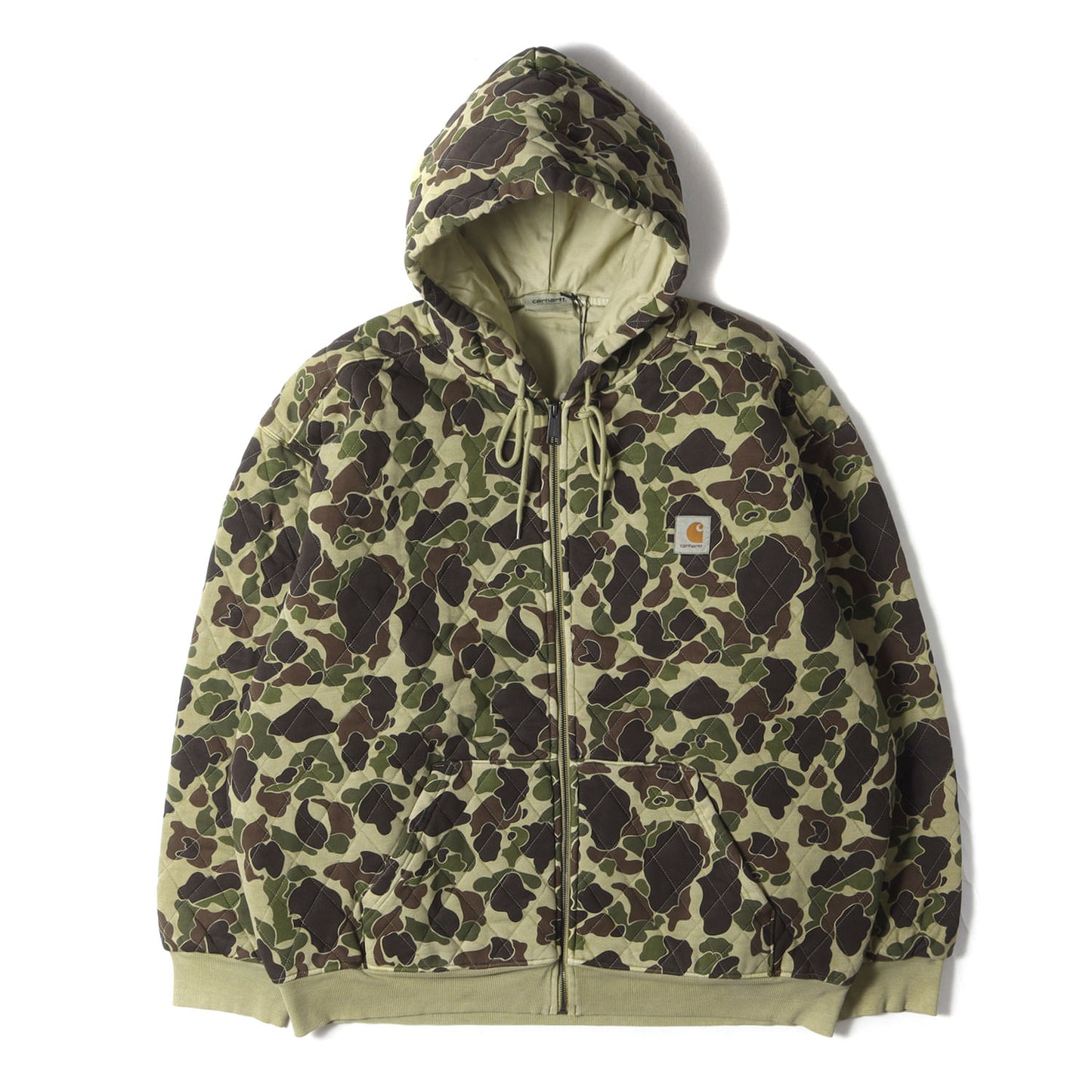 25AW ダックハンターカモ ビスタ キルティング ジップ スウェットパーカー (HOODED VISTA QUILTED SWEAT JACKET)