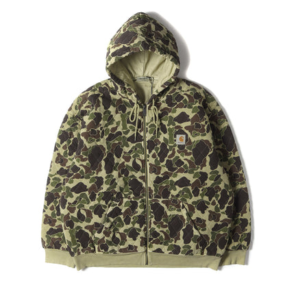 25AW ダックハンターカモ ビスタ キルティング ジップ スウェットパーカー (HOODED VISTA QUILTED SWEAT JACKET)