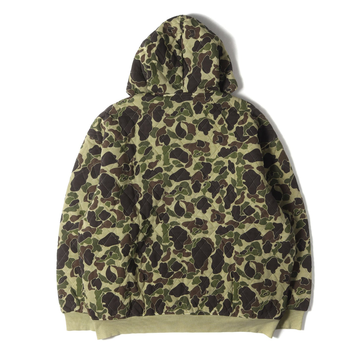 25AW ダックハンターカモ ビスタ キルティング ジップ スウェットパーカー (HOODED VISTA QUILTED SWEAT JACKET)