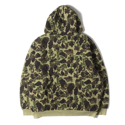 25AW ダックハンターカモ ビスタ キルティング ジップ スウェットパーカー (HOODED VISTA QUILTED SWEAT JACKET)