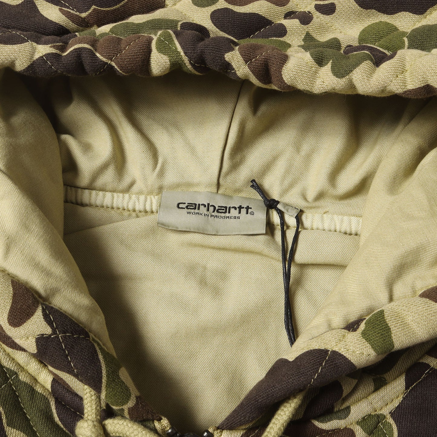 25AW ダックハンターカモ ビスタ キルティング ジップ スウェットパーカー (HOODED VISTA QUILTED SWEAT JACKET)