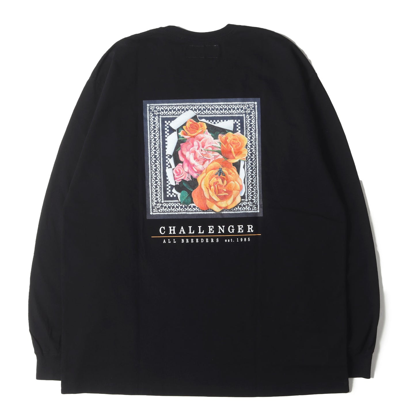 25SS ローズ バンダナ ロングスリーブ Tシャツ(L/S ROSE BANDANA TEE)