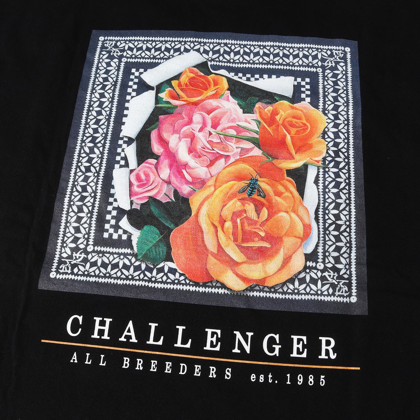 25SS ローズ バンダナ ロングスリーブ Tシャツ(L/S ROSE BANDANA TEE)
