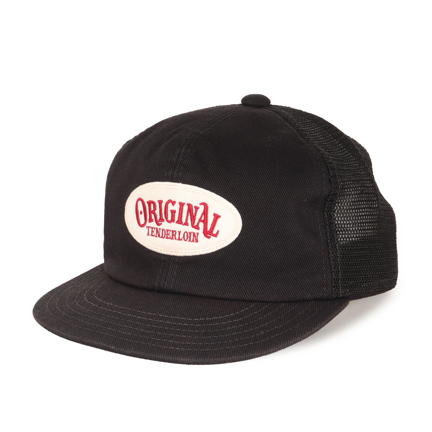 ワッペン付き トラッカー メッシュキャップ(T-TRUCKER CAP MESH T/C)