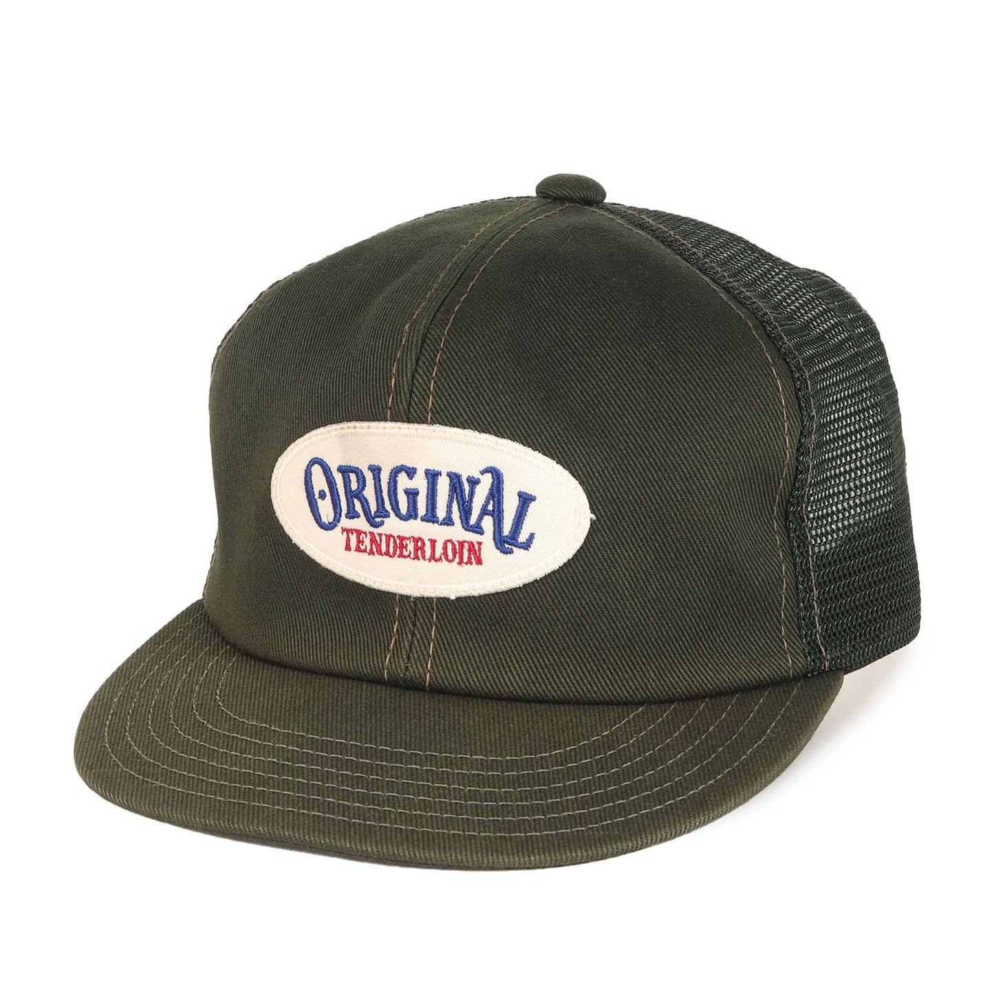 ワッペン付き トラッカー メッシュキャップ(T-TRUCKER CAP MESH T/C)