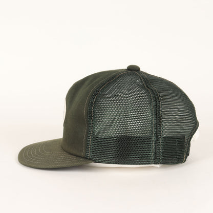 ワッペン付き トラッカー メッシュキャップ(T-TRUCKER CAP MESH T/C)