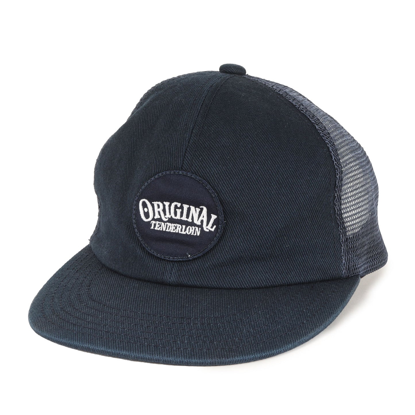 ワッペン付き トラッカー メッシュキャップ(T-TRUCKER CAP MESH T/C)