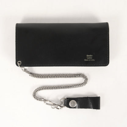 ウォレットチェーン付き レザー トラッカーウォレット / 長財布(HS LEATHER WALLET)