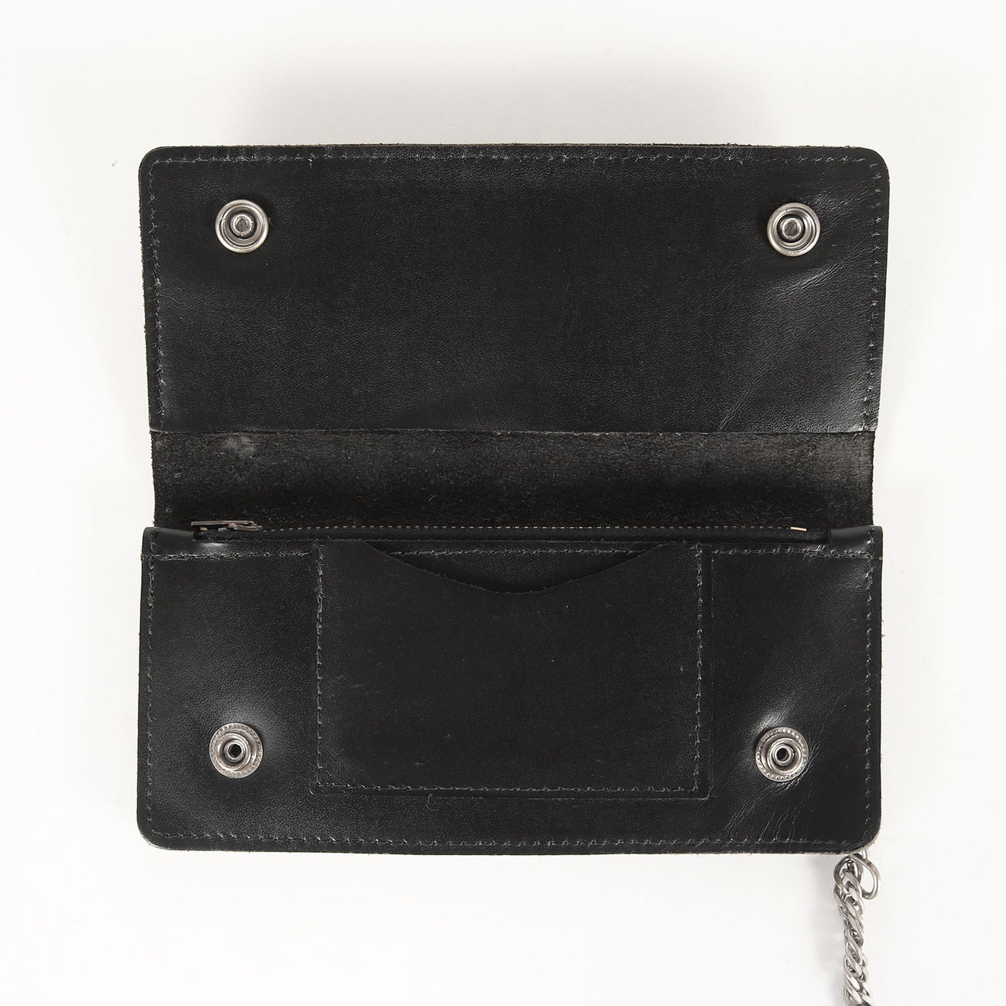 ウォレットチェーン付き レザー トラッカーウォレット / 長財布(HS LEATHER WALLET)