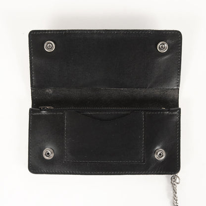 ウォレットチェーン付き レザー トラッカーウォレット / 長財布(HS LEATHER WALLET)