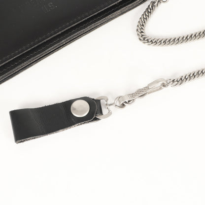 ウォレットチェーン付き レザー トラッカーウォレット / 長財布(HS LEATHER WALLET)