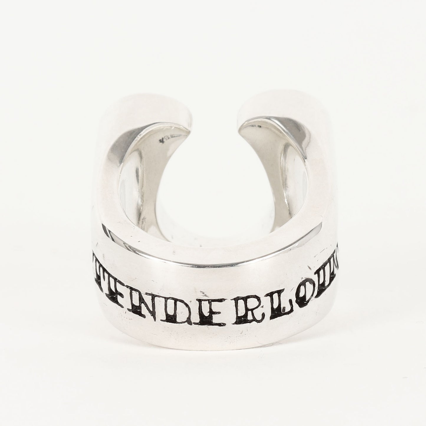 ダイヤ ホースシュー リング(H.S RING SILVER STONE)