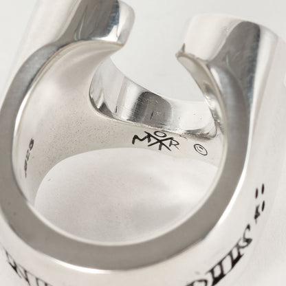 ダイヤ ホースシュー リング(H.S RING SILVER STONE)