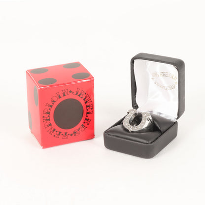 ダイヤ ホースシュー リング(H.S RING SILVER STONE)