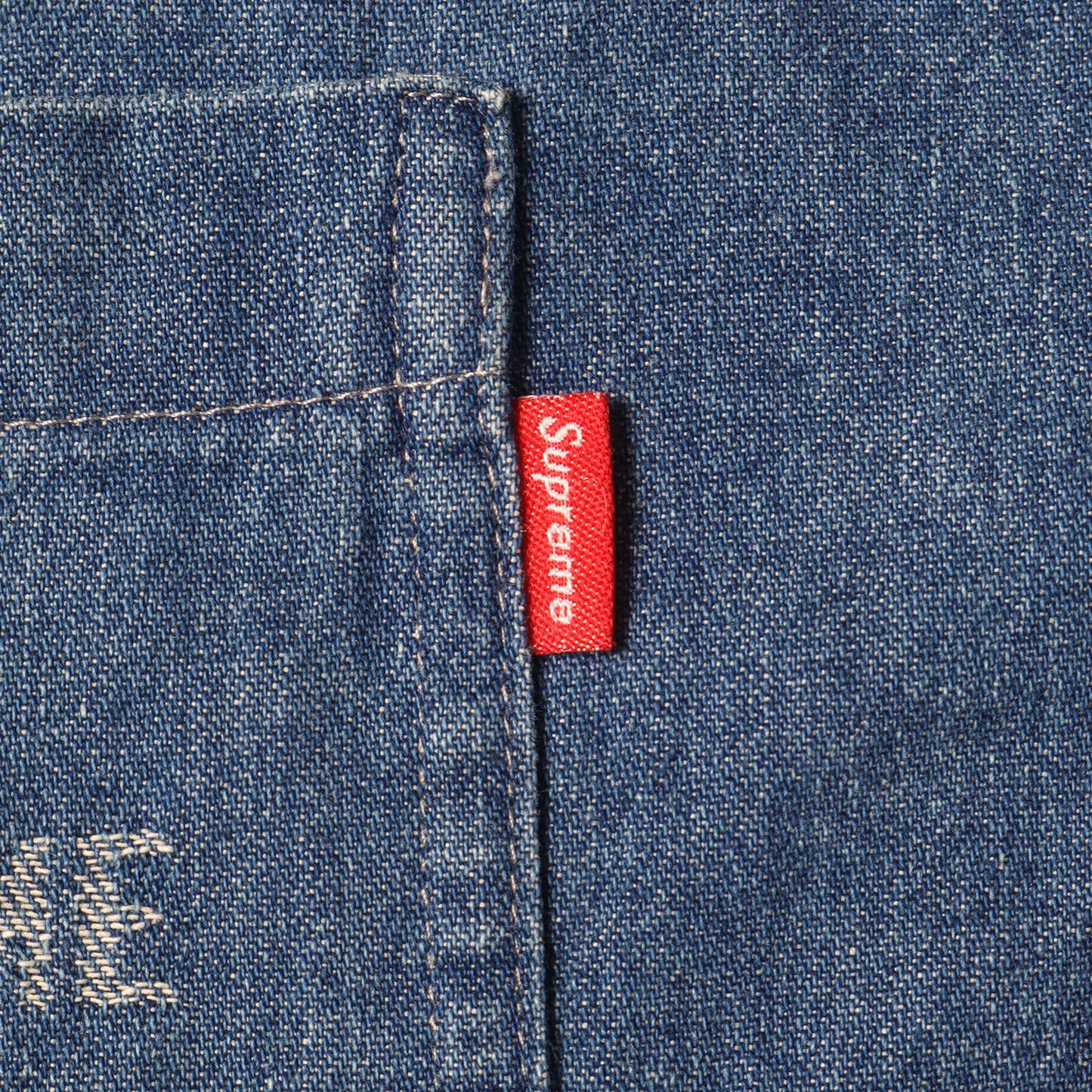 ジャガードロゴ柄 デニムシャツ(Logo Denim Shirt)