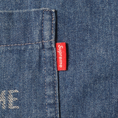 ジャガードロゴ柄 デニムシャツ(Logo Denim Shirt)