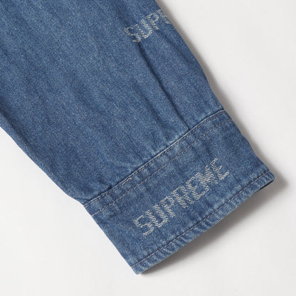 ジャガードロゴ柄 デニムシャツ(Logo Denim Shirt)