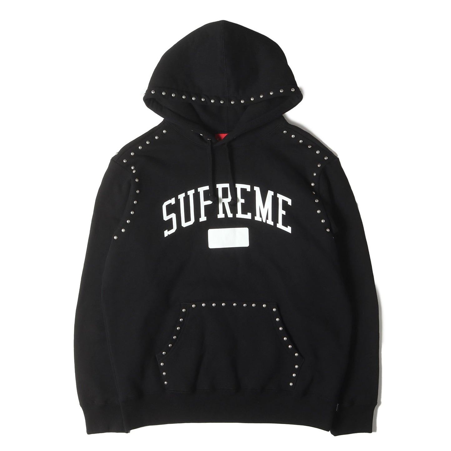 スタッズ付き ブランドロゴ スウェットパーカー(Studded Hooded Sweatshirt)