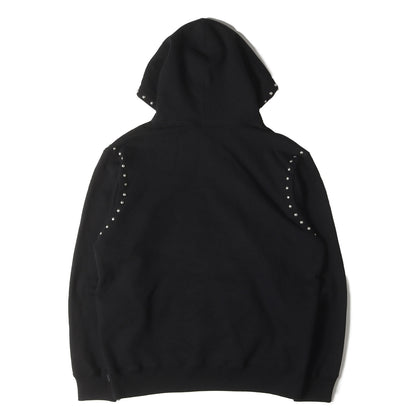 スタッズ付き ブランドロゴ スウェットパーカー(Studded Hooded Sweatshirt)