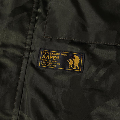 AAPE ジャガードカモ キルティングライナー付き M-65ジャケット