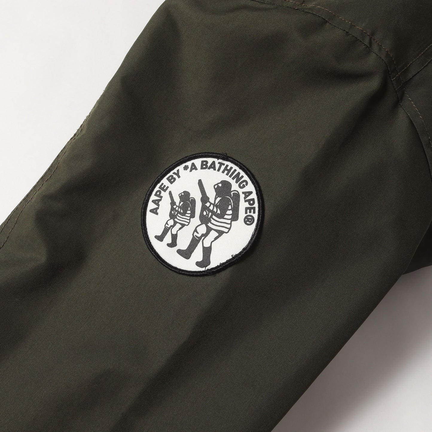 AAPE ジャガードカモ キルティングライナー付き M-65ジャケット
