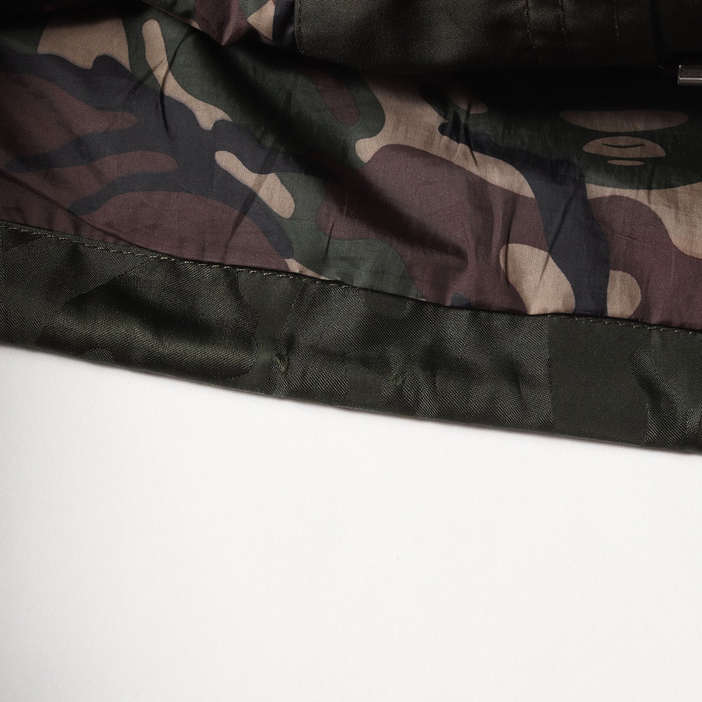 AAPE ジャガードカモ キルティングライナー付き M-65ジャケット